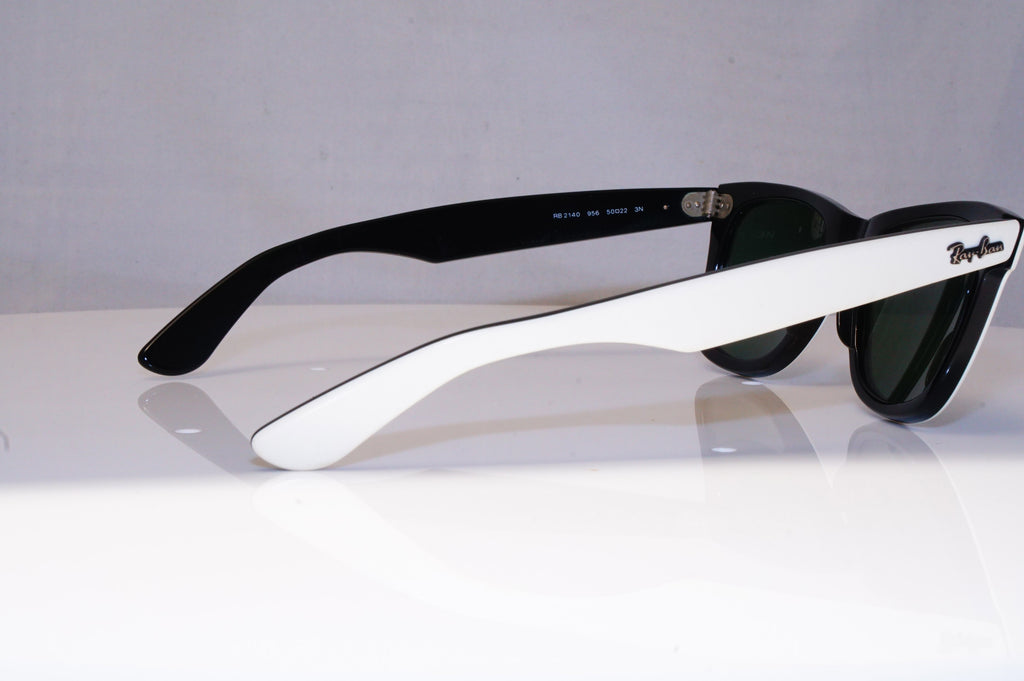 RAY-BAN Mens Designer Sunglasses White Wayfarer RB 2140 956 18646