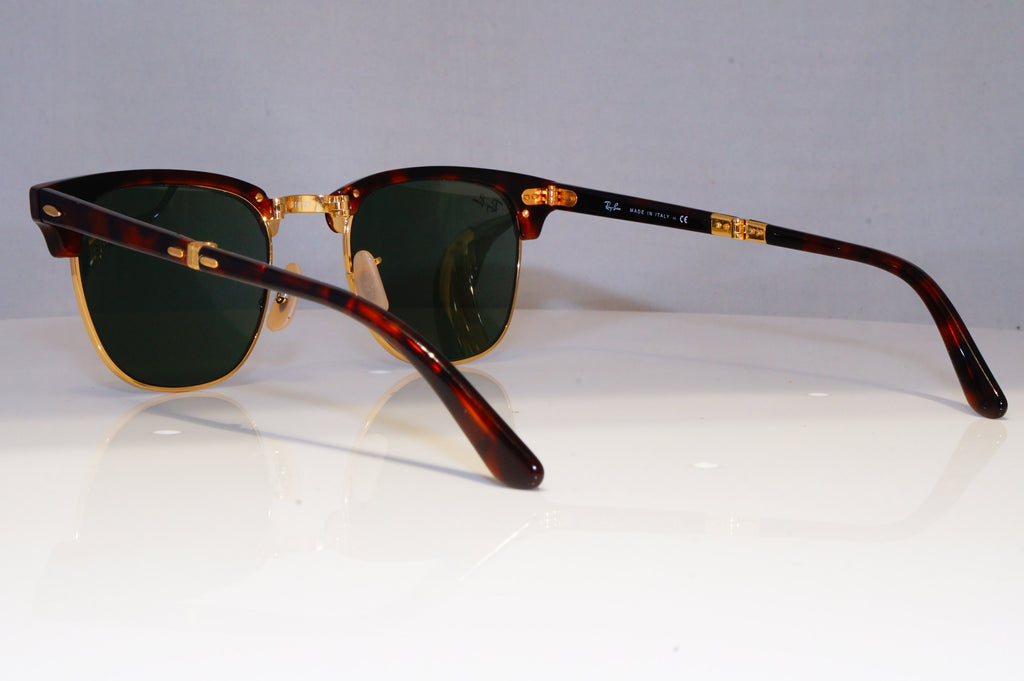 RAY-BAN Mens Womens Sunglasses Brown Clubmaster FODLING RB 2176 990 21156