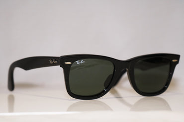RAY-BAN Mens Unisex Designer Sunglasses Black Wayfarer RB 2140 901 16480