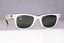 RAY-BAN Mens Designer Sunglasses White Wayfarer RB 2140 956 18646