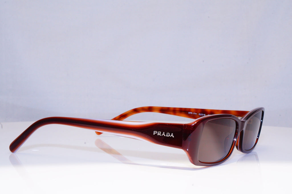PRADA Womens Designer Sunglasses Brown Rectangle VPR 17H 701-101 18062