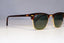 RAY-BAN Mens Womens Designer Sunglasses Brown Clubmaster RB 3016 W0366 21155
