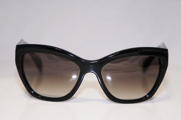 PRADA Womens Designer Sunglasses Black Cat Eye SPR 02Q 1AB-0A7 16746
