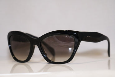 PRADA Womens Designer Sunglasses Black Cat Eye SPR 02Q 1AB-0A7 16746