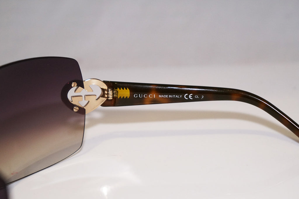 GUCCI Boxed Womens Designer Sunglasses Brown Shield GG 4200 WNKCC 16684