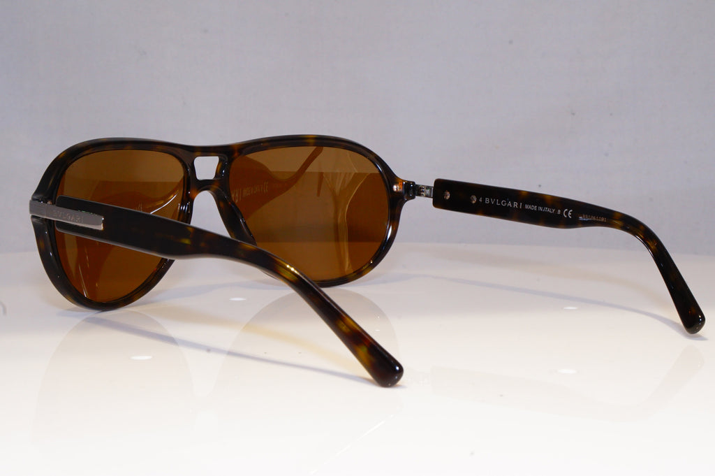 BVLGARI Mens Boxed Designer Sunglasses Brown Pilot 7005 504/33 19898