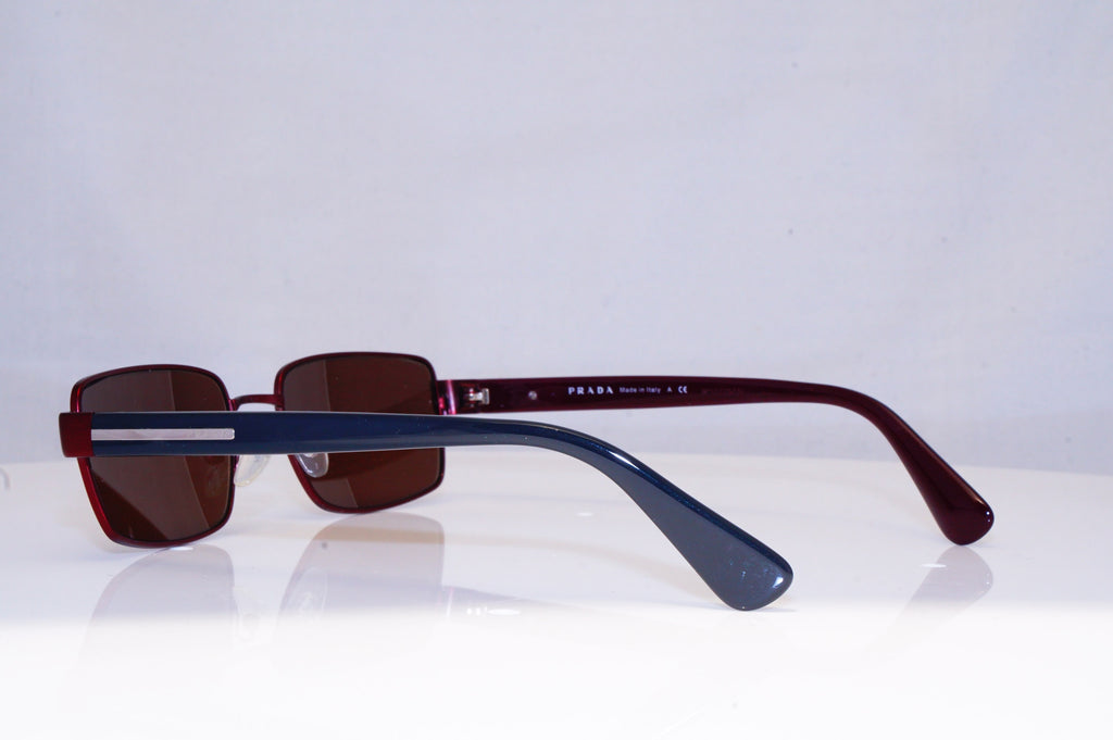 PRADA Mens Womens Unisex Designer Sunglasses Burgundy Rectangle VPR 60Q 18001