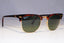 RAY-BAN Mens Polarized Designer Sunglasses Brown Clubmaster RB 3016 990/58 21182