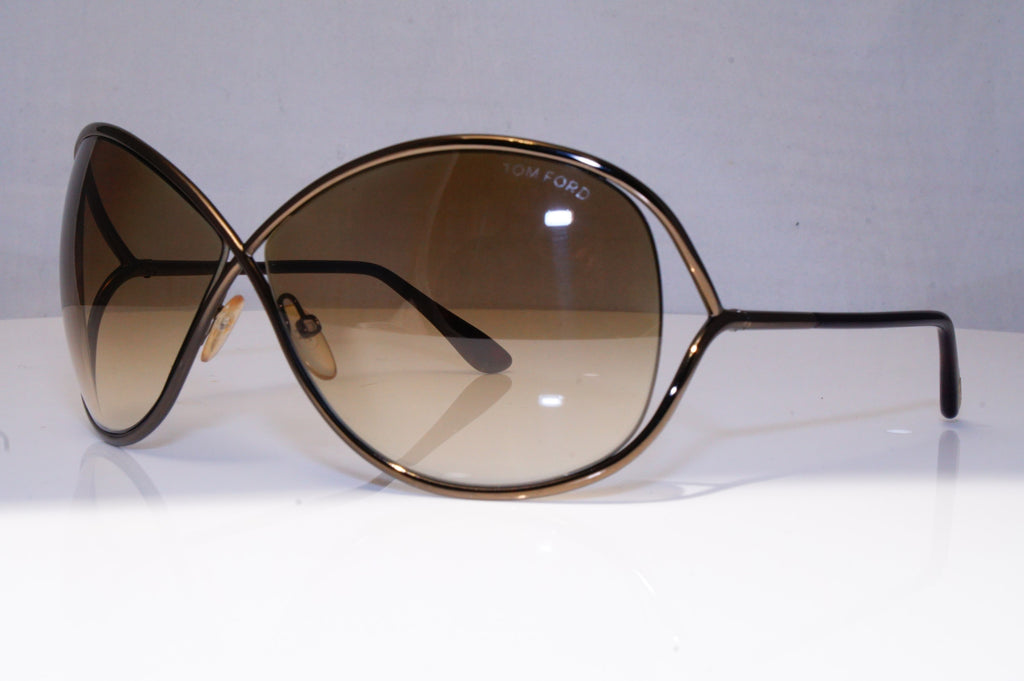 RAY-BAN Mens Vintage 1990 Designer Sunglasses Brown Wrap RB 3106 W3160 18586