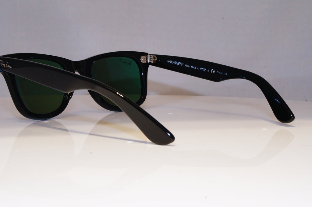 RAY-BAN Mens Womens Polarized Sunglasses Black WayfarerRB 2140 901/58 21180
