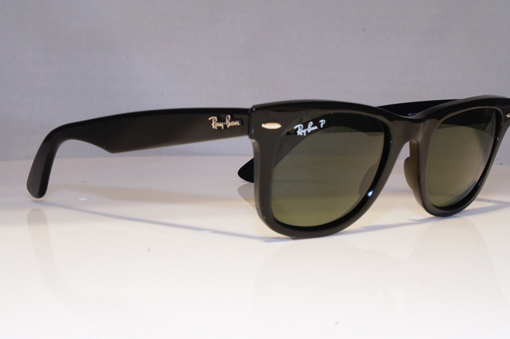 RAY-BAN Mens Womens Polarized Sunglasses Black WayfarerRB 2140 901/58 21180