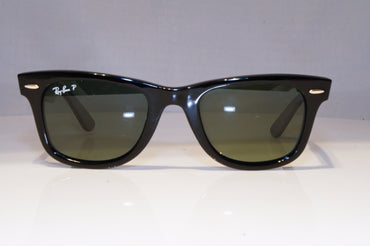 RAY-BAN Mens Womens Polarized Sunglasses Black WayfarerRB 2140 901/58 21180