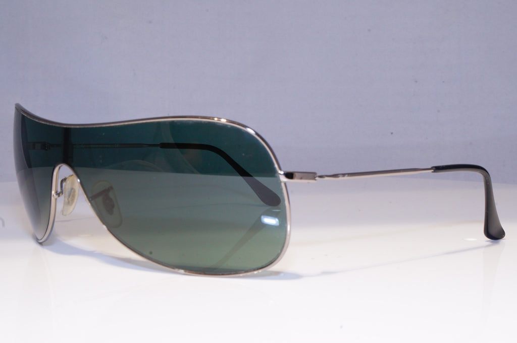 RAY-BAN Mens Designer Sunglasses Silver Shield RB 3211 004/71 19862