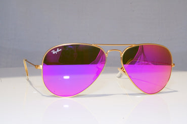 RAY-BAN Mens Womens Mirror Designer Sunglasses Aviator VIOLET RB 3025 112 18244