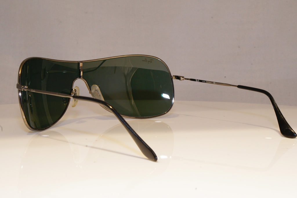 RAY-BAN Mens Designer Sunglasses Silver Shield RB 3211 004/71 19862