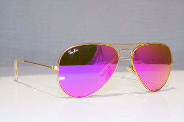 RAY-BAN Mens Womens Mirror Designer Sunglasses Aviator VIOLET RB 3025 112 18244