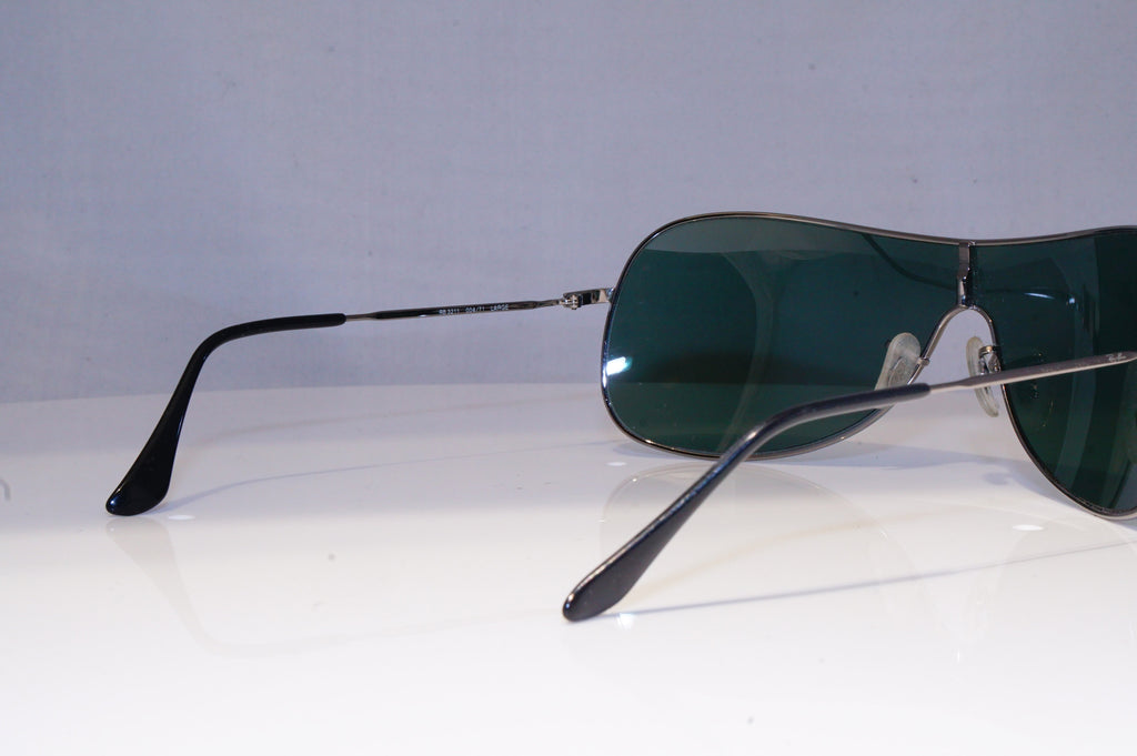 RAY-BAN Mens Designer Sunglasses Silver Shield RB 3211 004/71 19862
