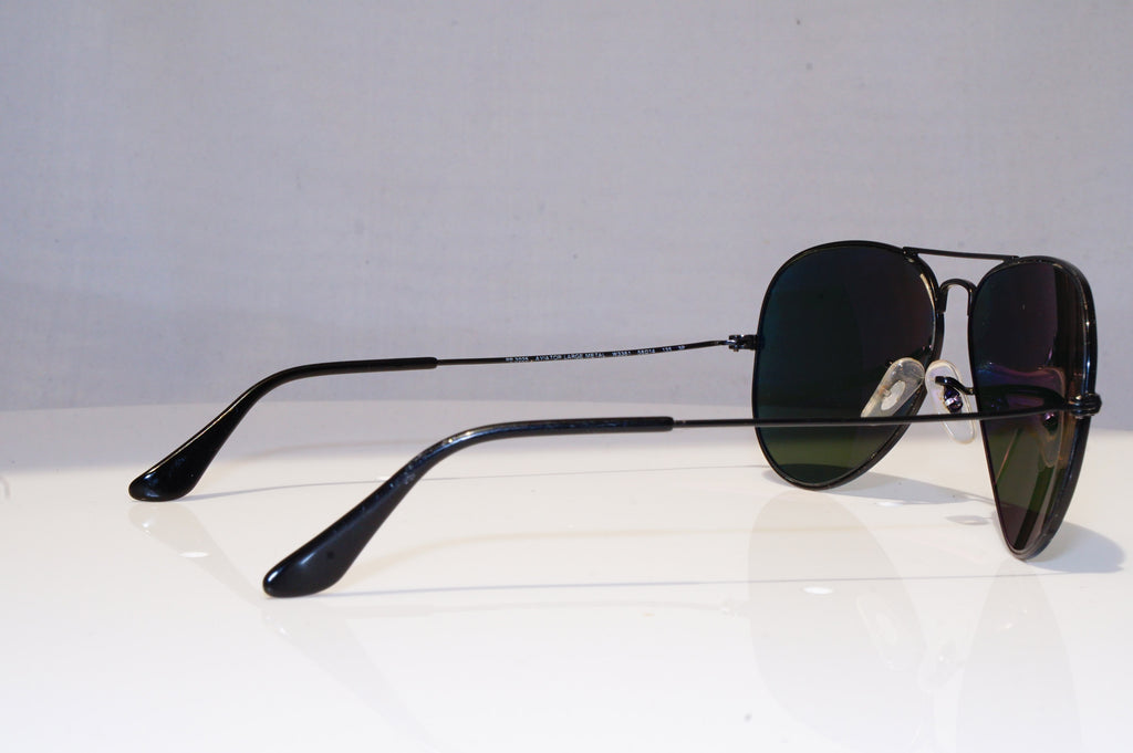 RAY-BAN Mens Polarized Designer Sunglasses Black Aviator RB 3025 W 3361 18341