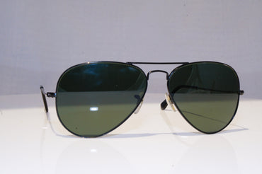 RAY-BAN Mens Polarized Designer Sunglasses Black Aviator RB 3025 W 3361 18341