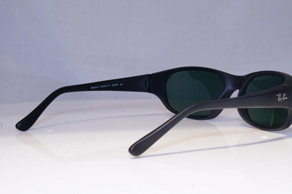 RAY-BAN Mens Vintage 1990 Designer Sunglasses Black DADDY-O RB 2016 W2578 19860