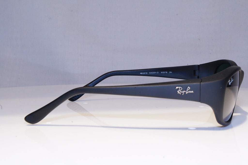 RAY-BAN Mens Vintage 1990 Designer Sunglasses Black DADDY-O RB 2016 W2578 19860