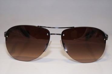 PRADA Mens Designer Sunglasses Brown Aviator SPS 56M 5AV-6S1 15104