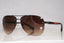 PRADA Mens Designer Sunglasses Brown Aviator SPS 56M 5AV-6S1 15104