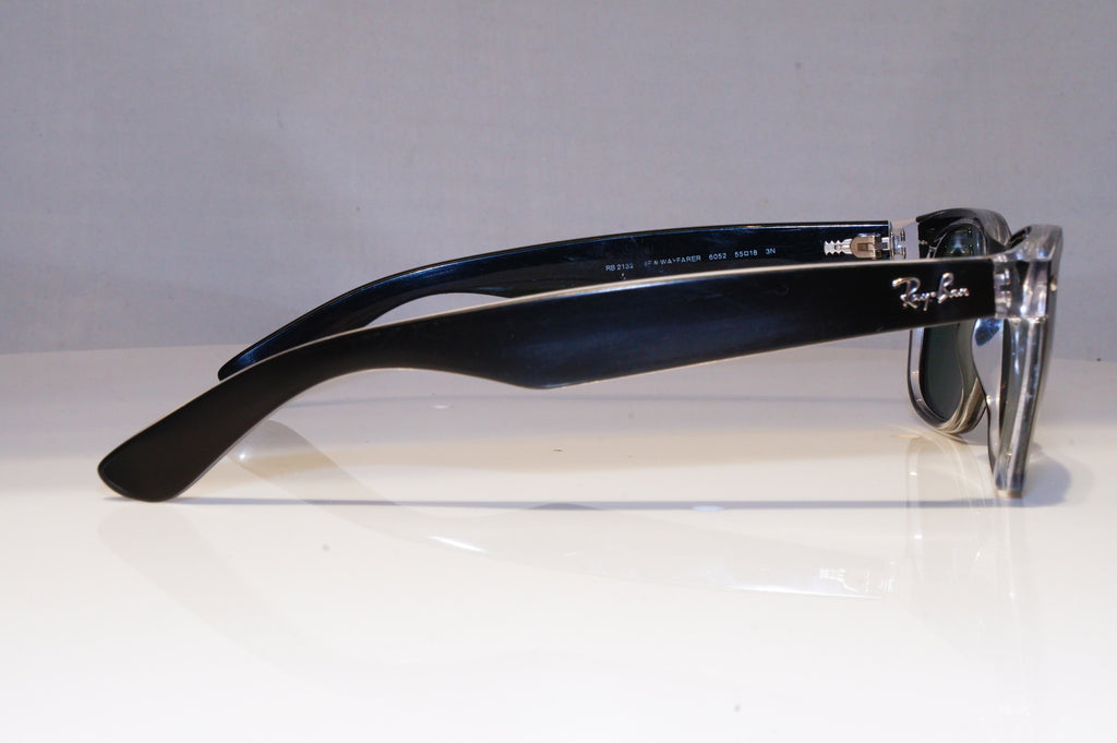 RAY-BAN Mens Designer Sunglasses Black NEW WAYFARER RB 2132 6052 21177
