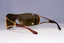 VERSACE Womens Diamante Designer Sunglasses Gold Shield 2058 1002/73 19844