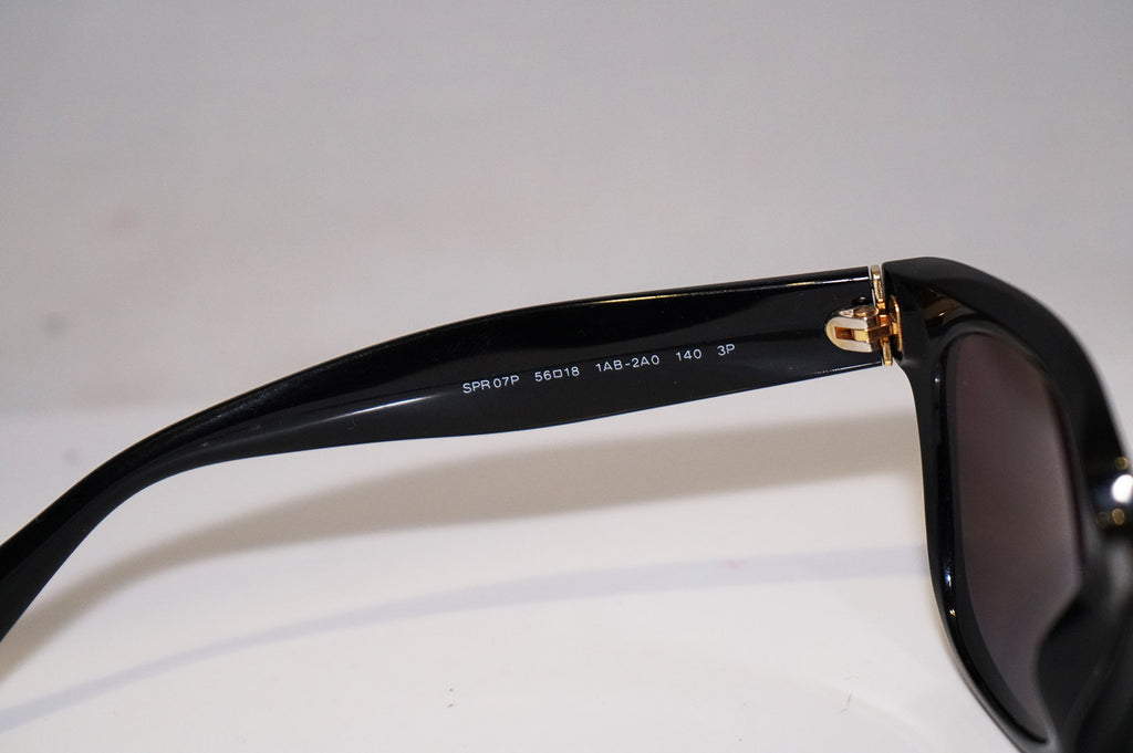 PRADA Womens Designer Polarized Sunglasses Black Butterfly SPR 07P 1AB-2A0 15144