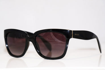 PRADA Womens Designer Polarized Sunglasses Black Butterfly SPR 07P 1AB-2A0 15144