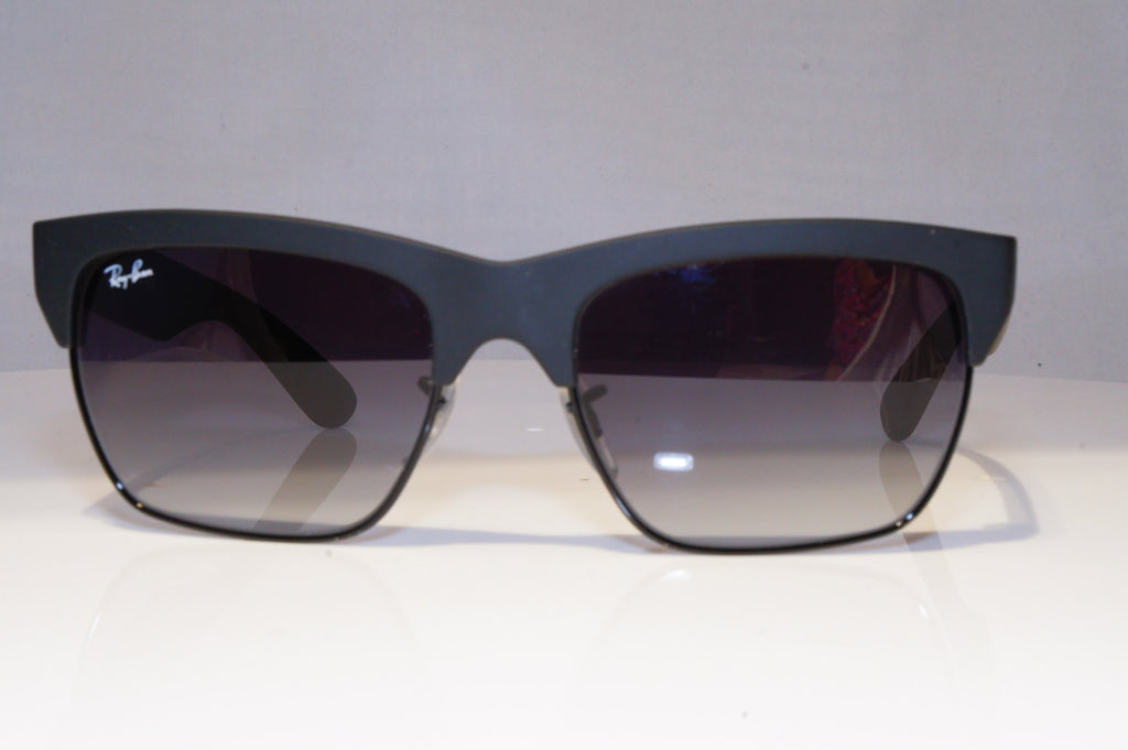 RAY-BAN Mens Designer Sunglasses Black Rectangle RB 4186 622/8G 21210