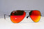 RAY-BAN Mens Polarized Mirror Designer Sunglasses ORANGE RB 3025 002/4W 18233