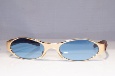 EMPORIO ARMANI Womens Vintage Designer Sunglasses Gold Rectangle 160 743 19857