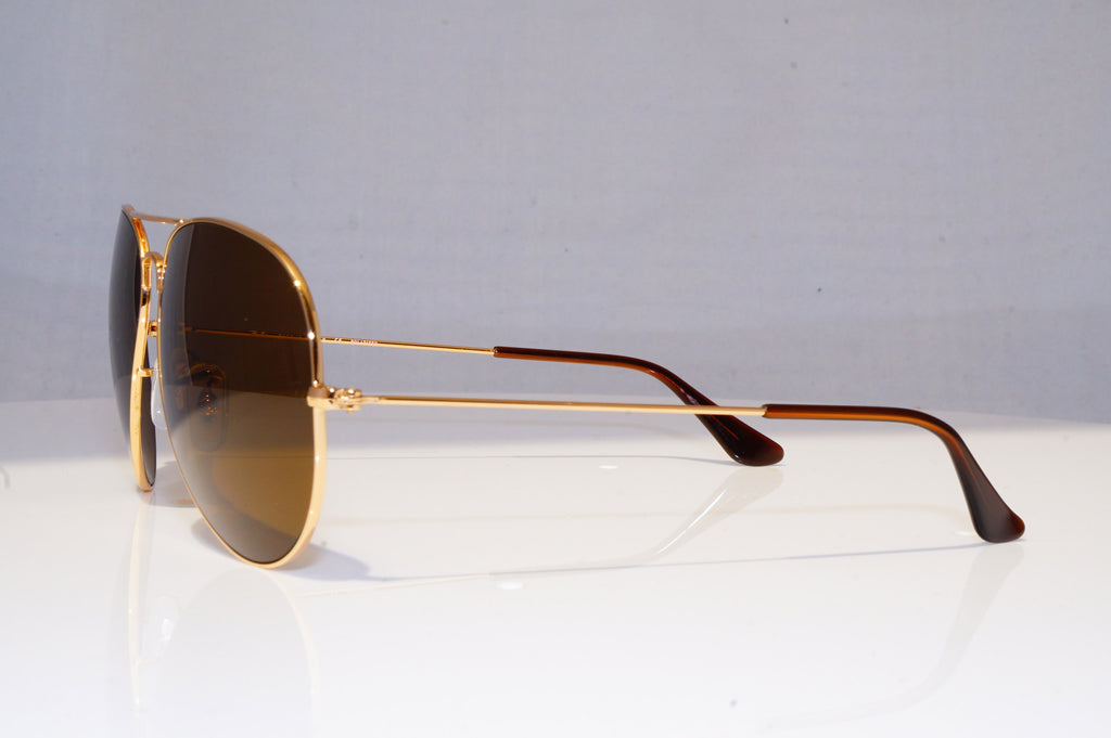 RAY-BAN Mens Polarized Designer Sunglasses Gold Aviator RB 3025 001/57 18359