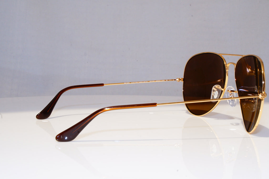 RAY-BAN Mens Polarized Designer Sunglasses Gold Aviator RB 3025 001/57 18359