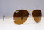 RAY-BAN Mens Polarized Designer Sunglasses Gold Aviator RB 3025 001/57 18359