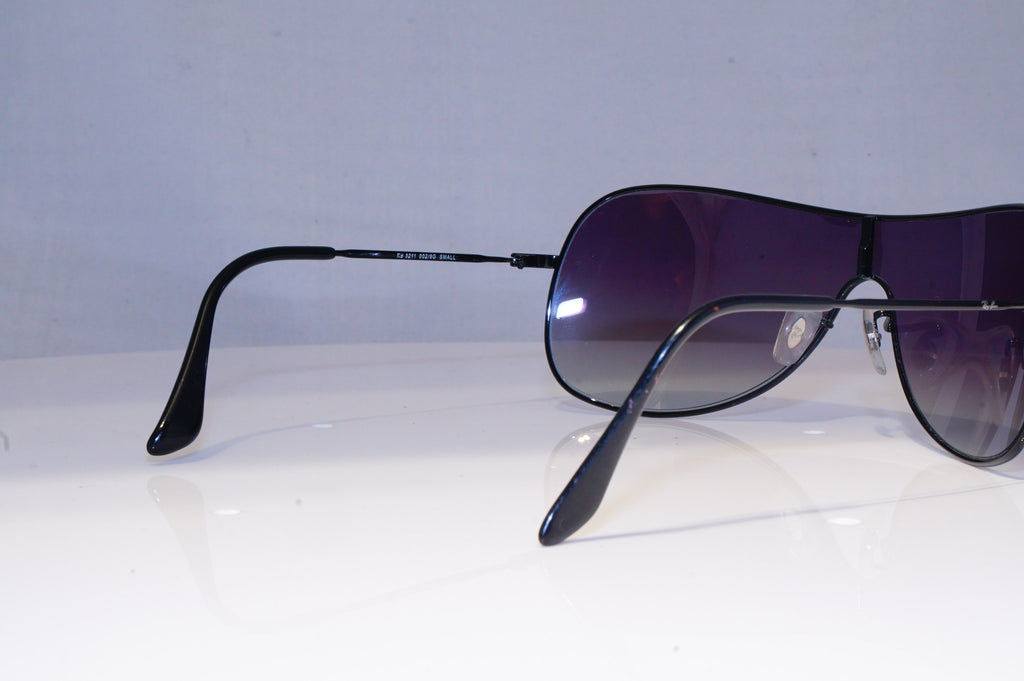 RAY-BAN Mens Designer Sunglasses Silver Shield RB 3211 002/8G 19865