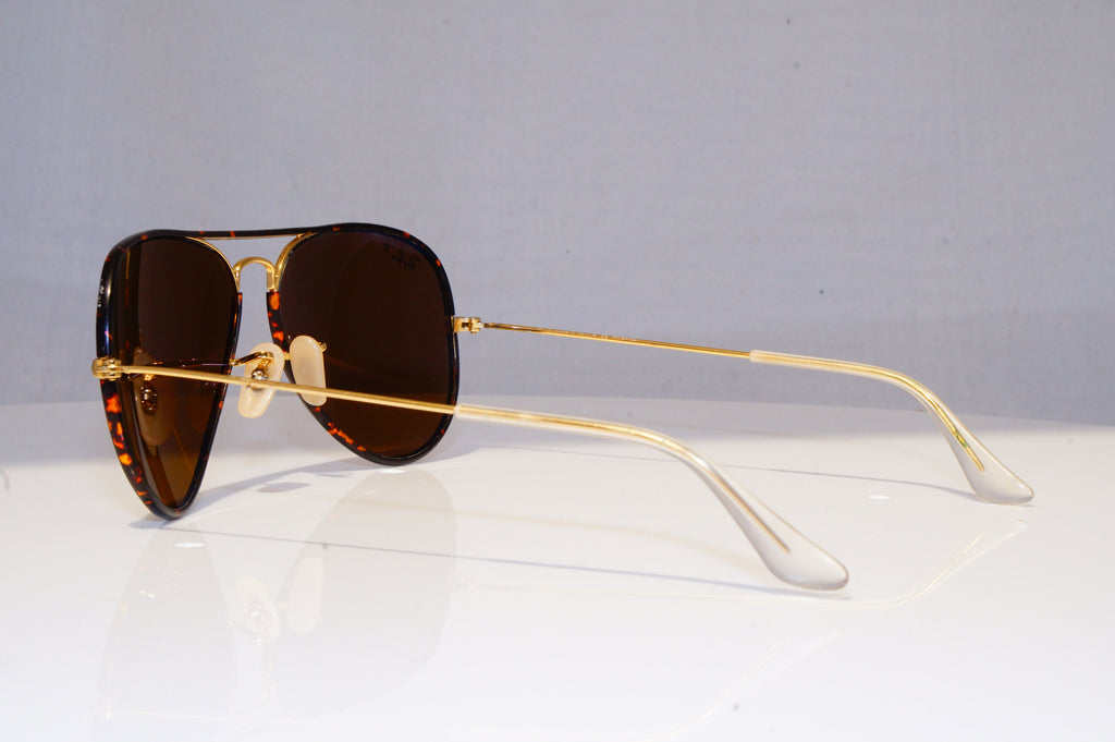 RAY-BAN Mens Polarized Designer Sunglasses Brown Aviator RB 3025 001/57 18296