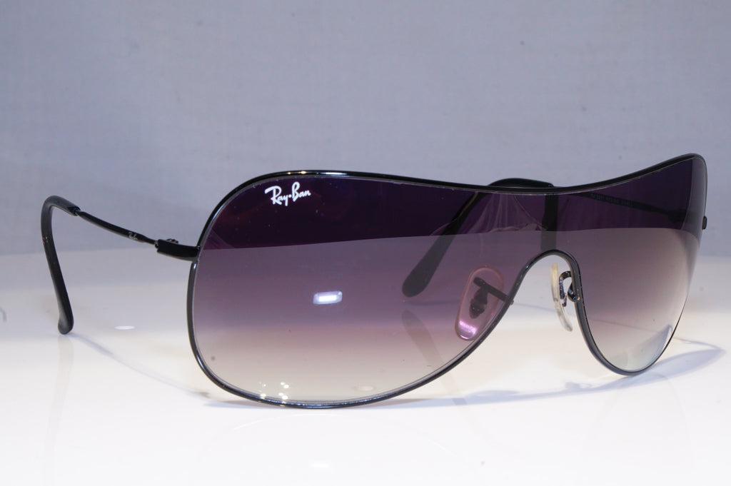 RAY-BAN Mens Designer Sunglasses Silver Shield RB 3211 002/8G 19865