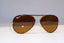 RAY-BAN Mens Polarized Designer Sunglasses Brown Aviator RB 3025 001/57 18296