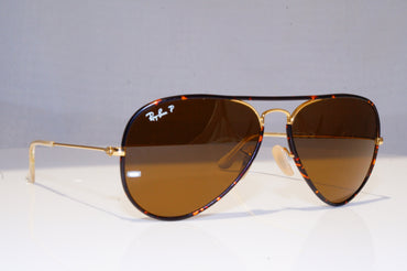 RAY-BAN Mens Polarized Designer Sunglasses Brown Aviator RB 3025 001/57 18296
