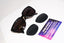 PRADA Womens Designer Sunglasses Black Butterfly SPR 07P 1AB-5Z1 15259