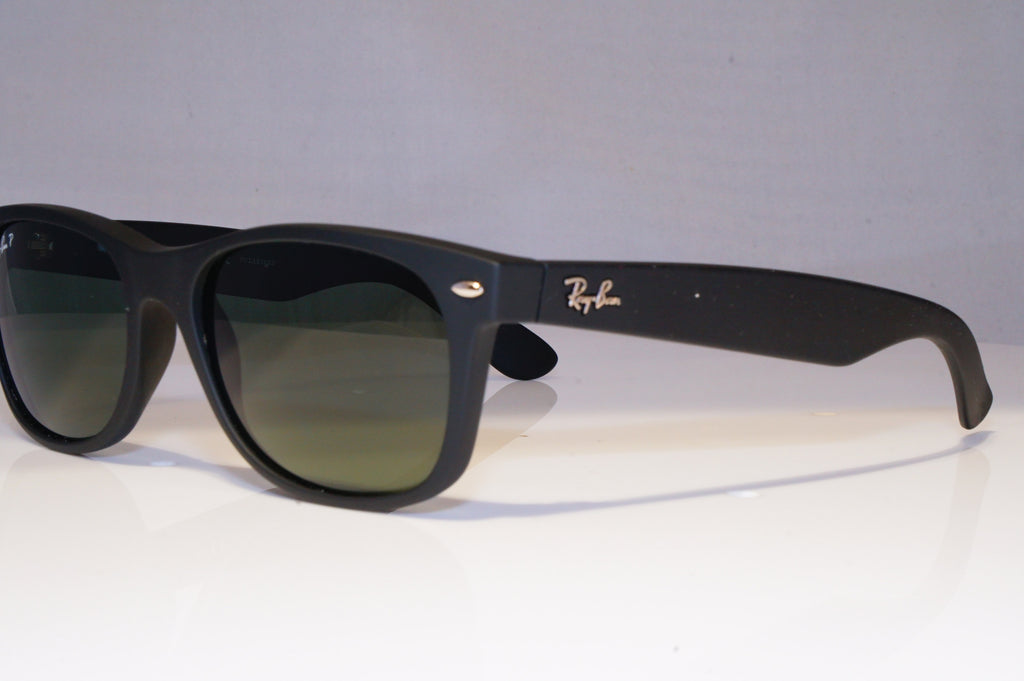 RAY-BAN Mens Polarized Sunglasses Black NEW WAYFARER RB 2132 622/58 21206