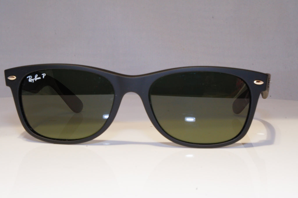 RAY-BAN Mens Polarized Sunglasses Black NEW WAYFARER RB 2132 622/58 21206