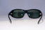 RAY-BAN Mens Vintage 1990 Designer Sunglasses Black Rectangle RB 4110 601 19849