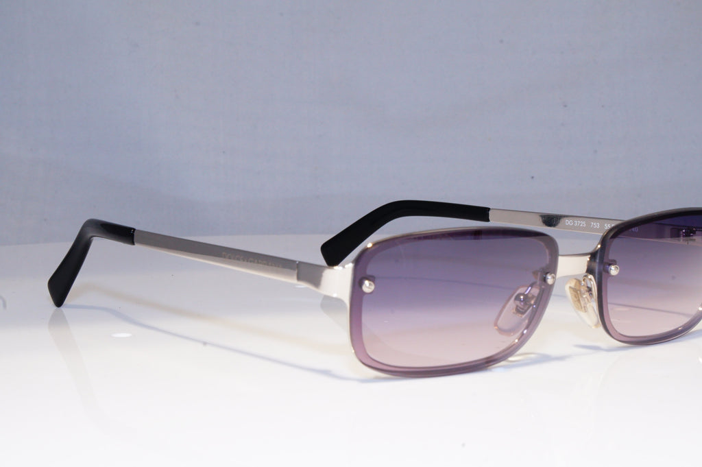 DOLCE & GABBANA Mens Womens Vintage Designer Sunglasses Silver DG 372S 753 19855