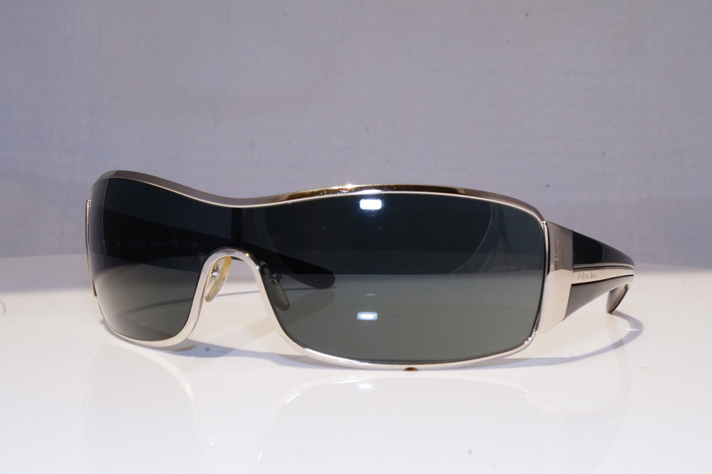 PRADA Mens Designer Sunglasses Black Shield SPR 53H 1BC-1A1 19080