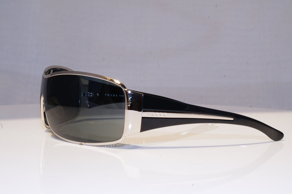 PRADA Mens Designer Sunglasses Black Shield SPR 53H 1BC-1A1 19080