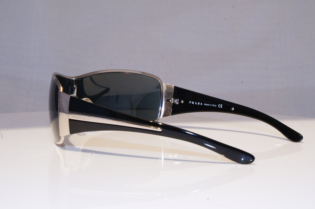 PRADA Mens Designer Sunglasses Black Shield SPR 53H 1BC-1A1 19080